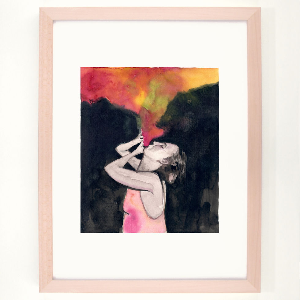 Miniaturbild: Fill up the air |  Digitaldruck 30 x 40 cm