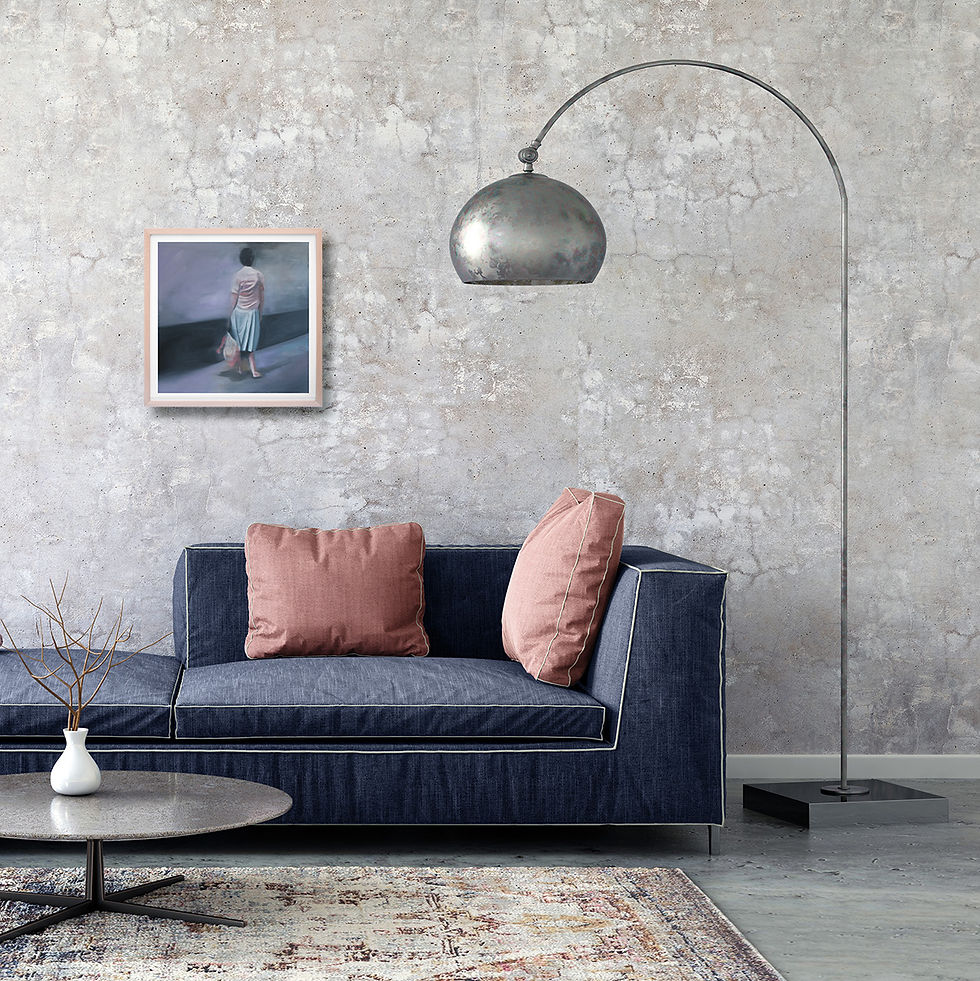 Miniaturbild: Waiting | Digitaldruck mit Rahmen