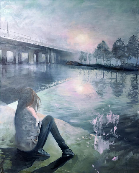 Markus Boesch - Through the Long Night 120 cm x150 cm Oil on Canvas