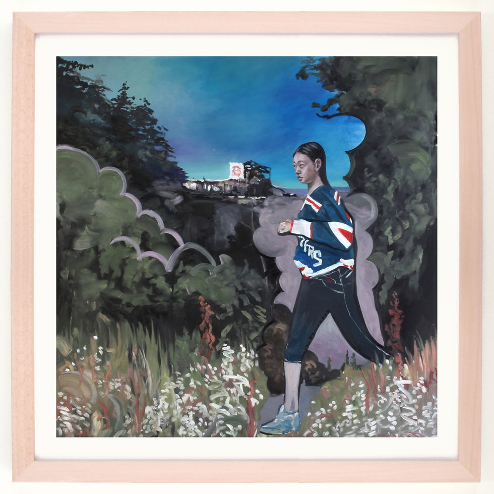 Miniaturbild: Home at Night | Digitaldruck 40 x 40 cm