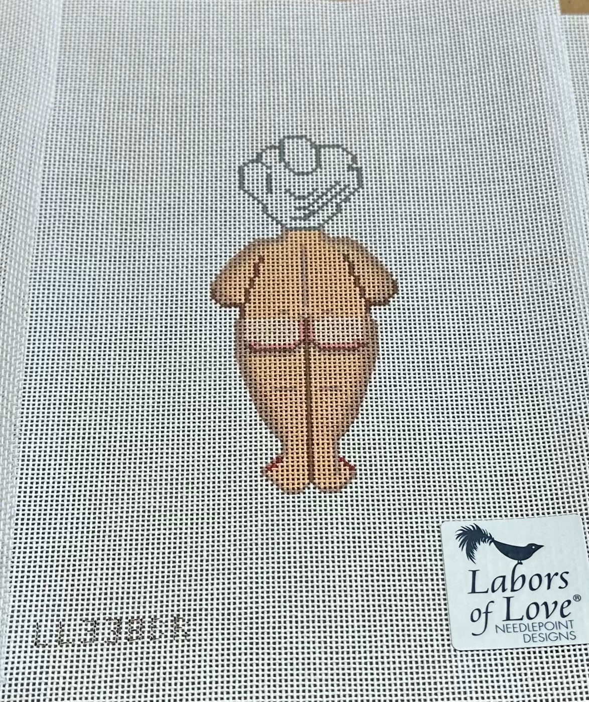 Naked Mrs. Santa by Labors of Love — Back View