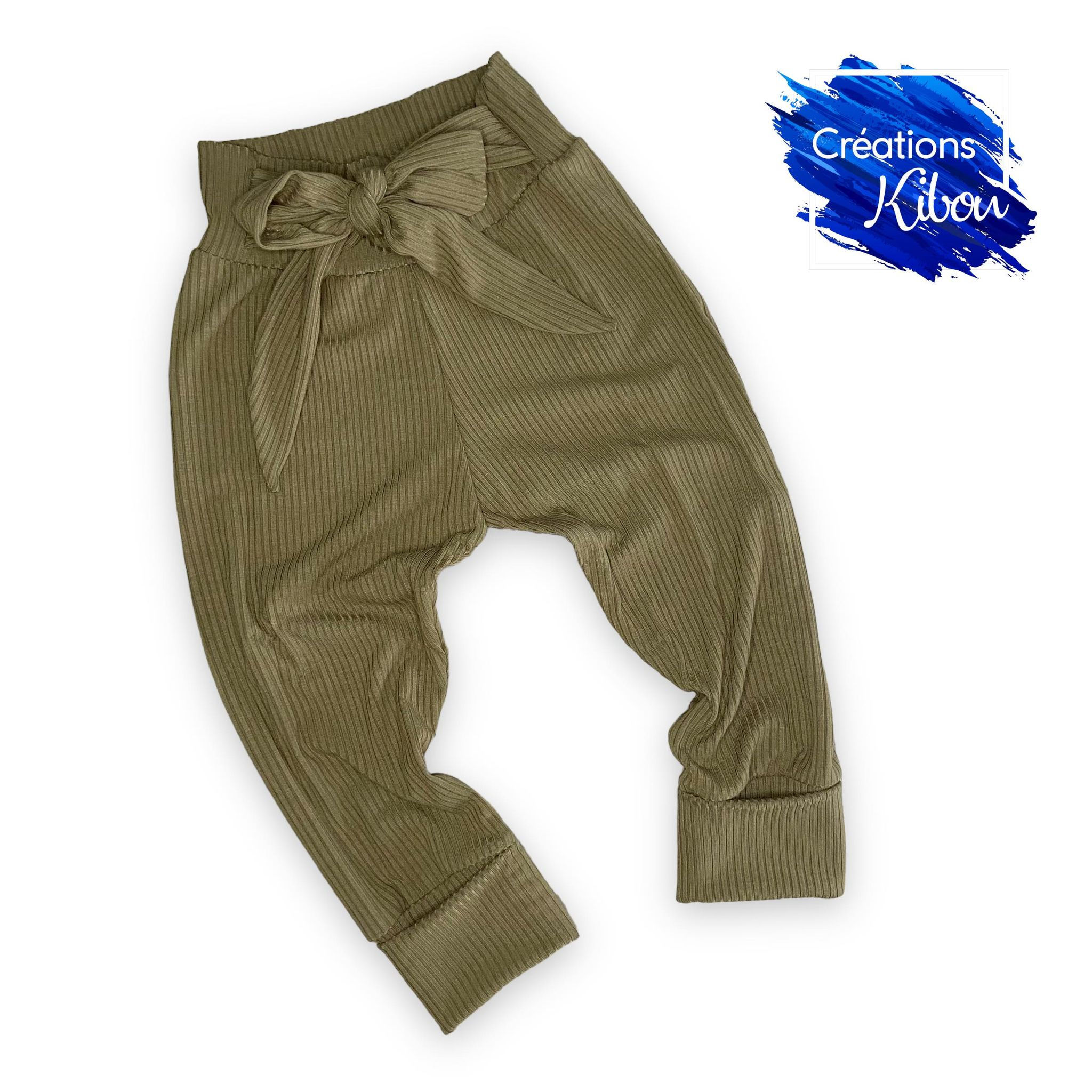 Pantalon évo à boucle Kaki 3-12m