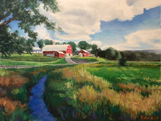 Jennifer Kane's 11th Painting for ClearWater Conservancy