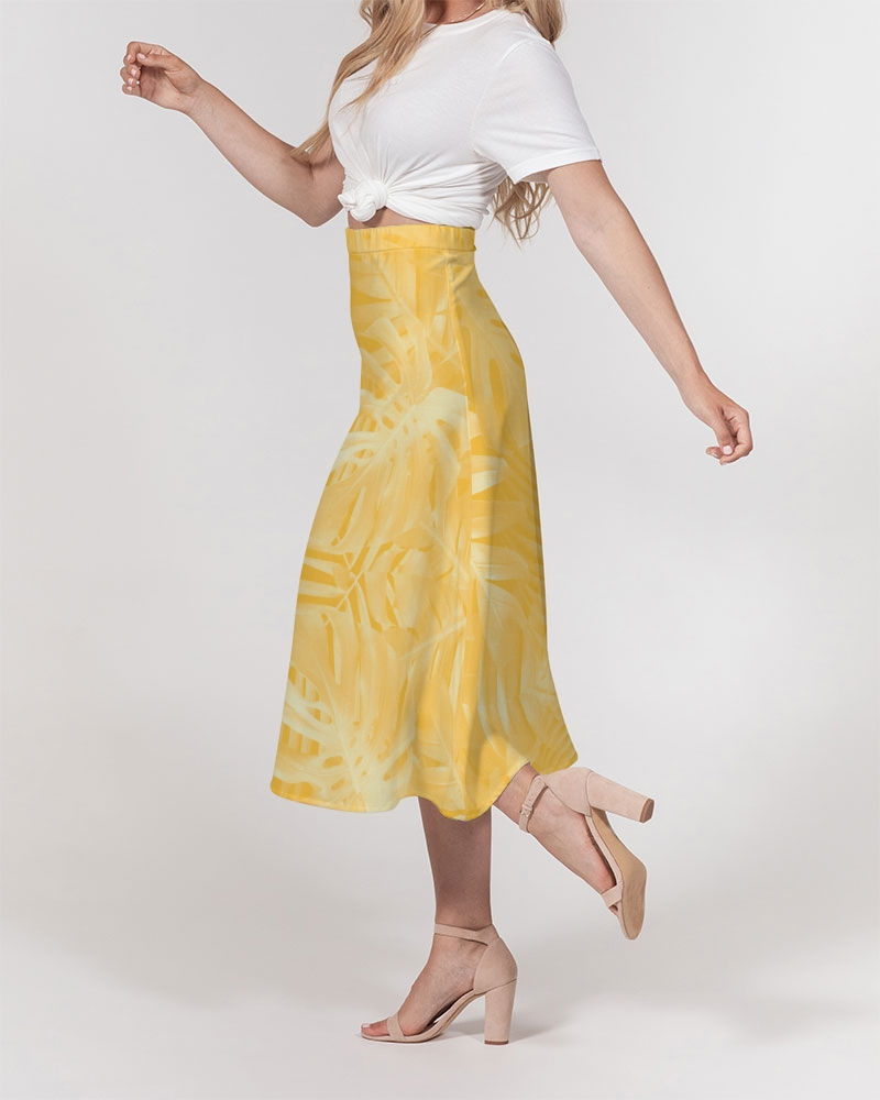 Mango A-Line Midi Skirt