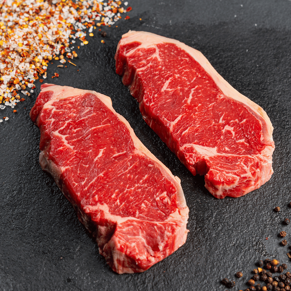 Moofish Grass Fed Beef New York Steak, 100% Australian, MSA graded, halal, tender and juicy, fresh Sydney delivery