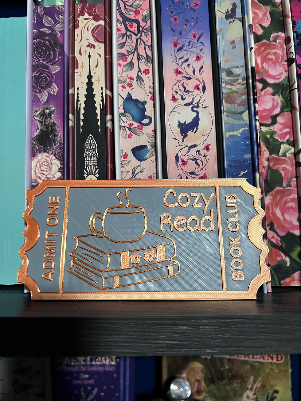 Thumbnail: Bookshelf ticket stub decor 