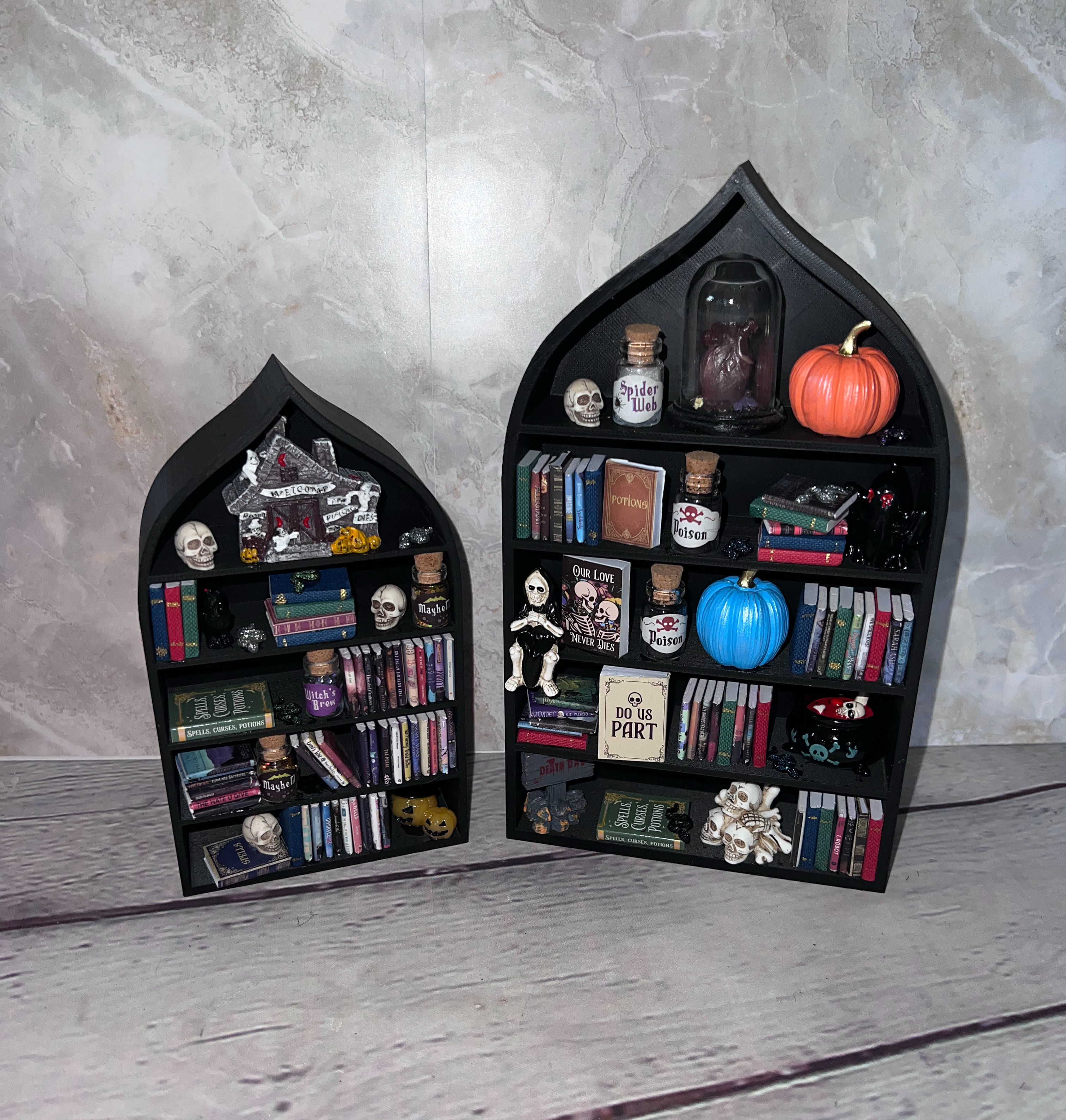 Premade Mini Bookshelves