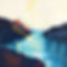 abstract background painting for the Nevada pacific islander chamber of commerce, use the