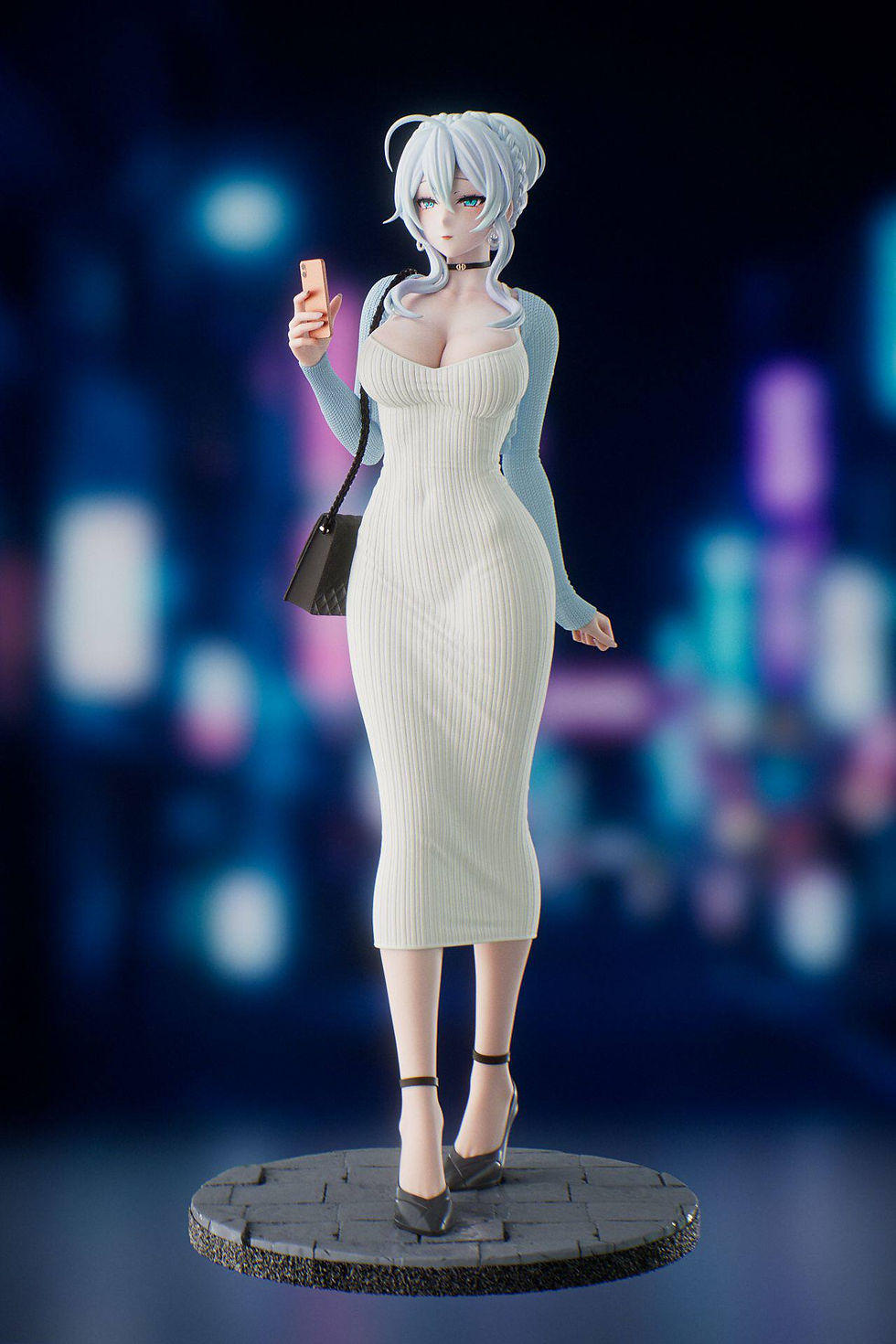 Thumbnail: Yukino Mifuyu Unsociable Widow Snow Woman GK Statue NekoNest Studio | Pre-Order - Authentic Anime Resin Collectible