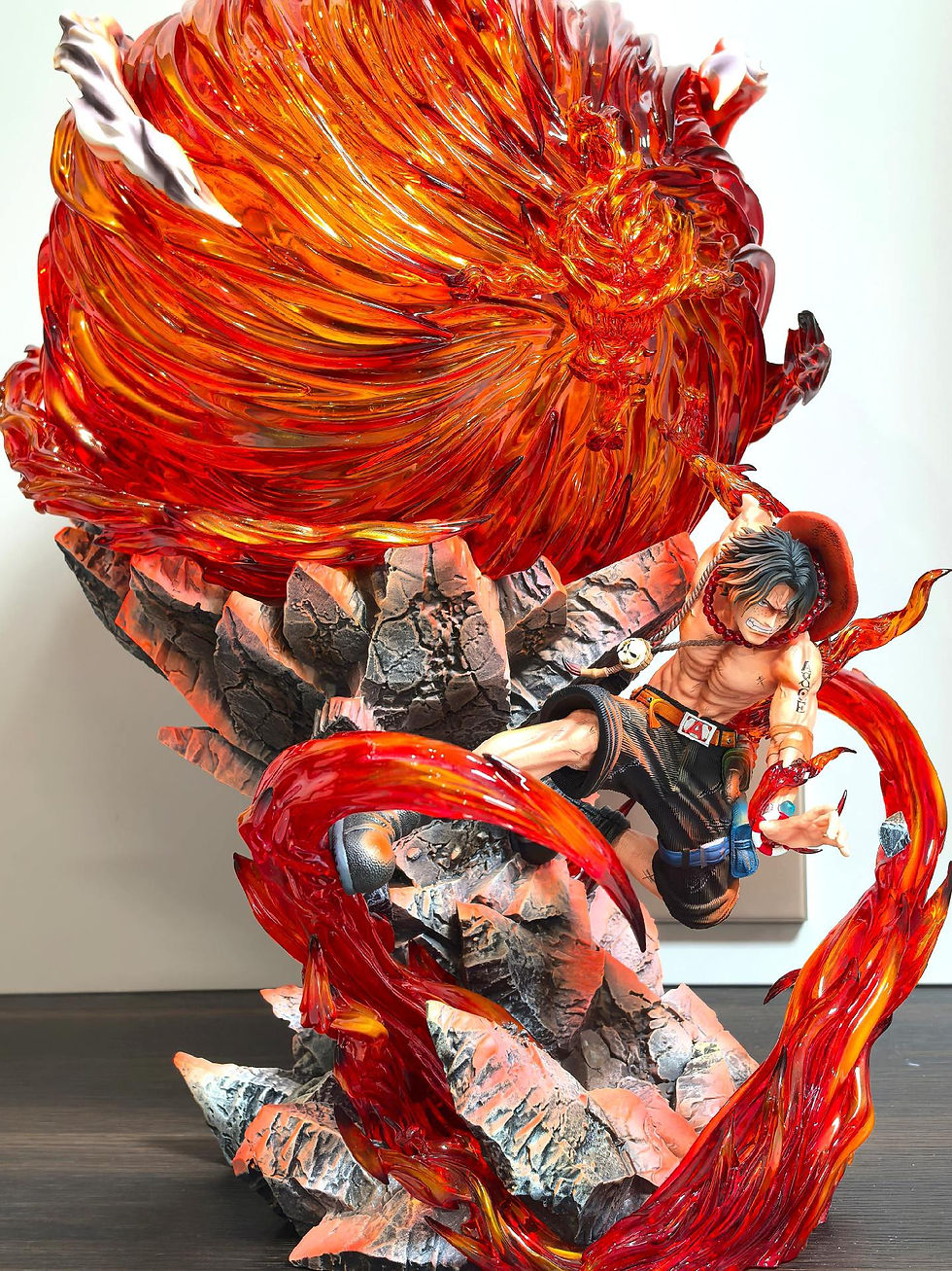 Thumbnail: Portgas D Ace One Piece GK Statue Reset Studio | Ready Stock - Authentic Anime Resin Collectible