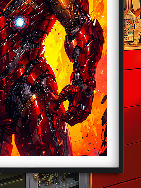 Thumbnail: Iron Man Portrait Marvel GK Statue BLK Studio | Ready Stock - Authentic Anime Resin Collectible