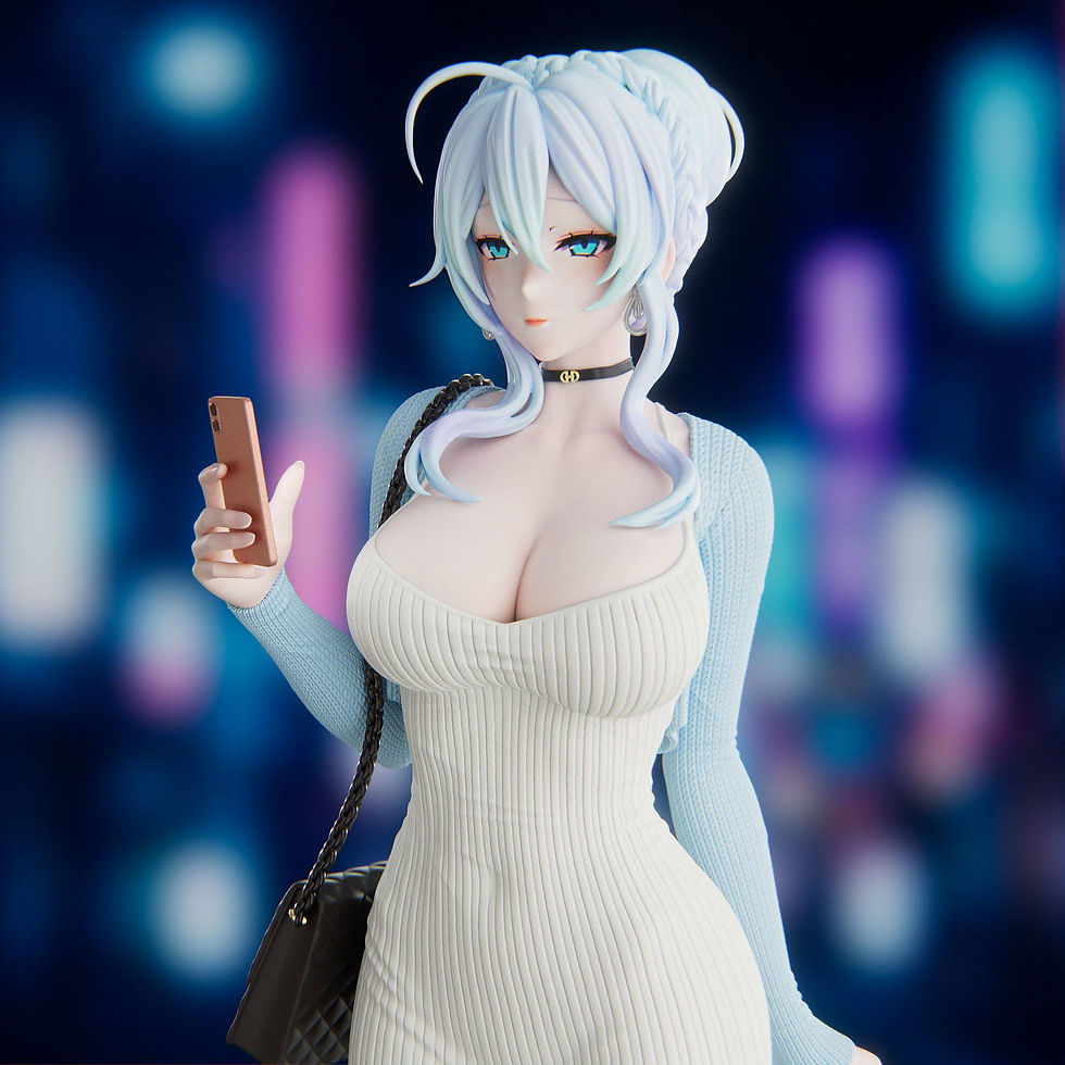 Thumbnail: Yukino Mifuyu Unsociable Widow Snow Woman GK Statue NekoNest Studio | Pre-Order - Authentic Anime Resin Collectible