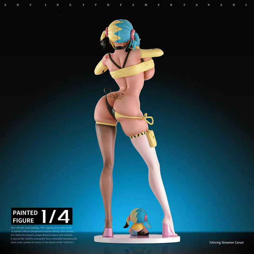 Thumbnail: Canari Curvy Girl GK Statue AGC Studio | Pre-Order - Authentic Anime Resin Collectible