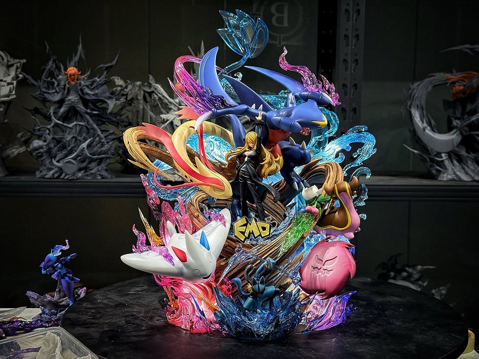 Cynthia Pokemon GK Statue Emo Studio | Pre-Order - Authentic Anime Resin Collectible