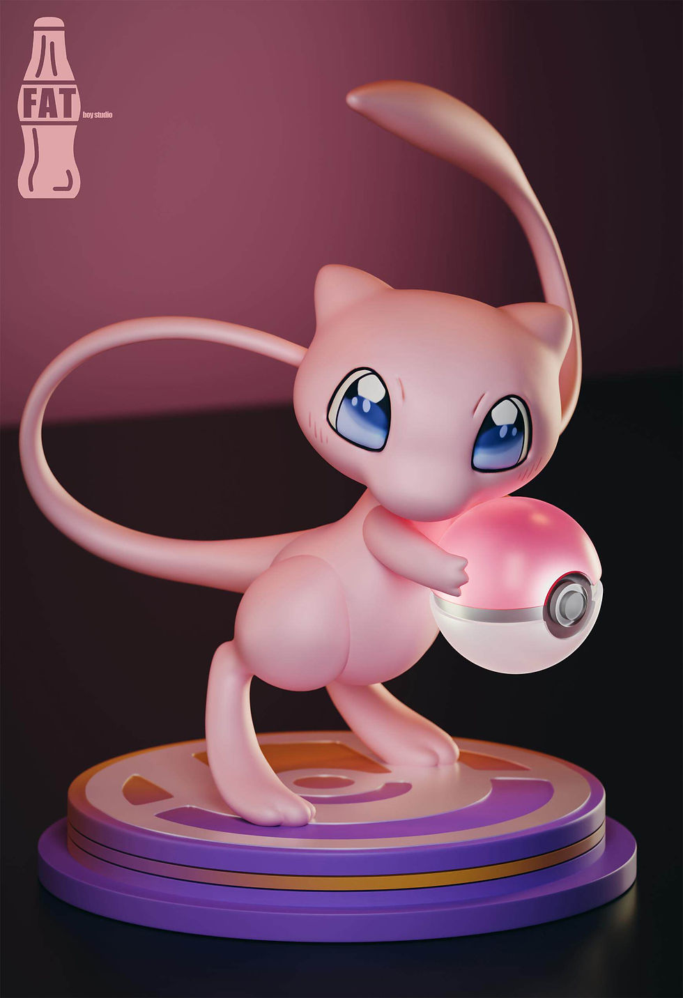 Thumbnail: Mew Pokemon GK Statue Fat Boy Studio | Pre-Order - Authentic Anime Resin Collectible