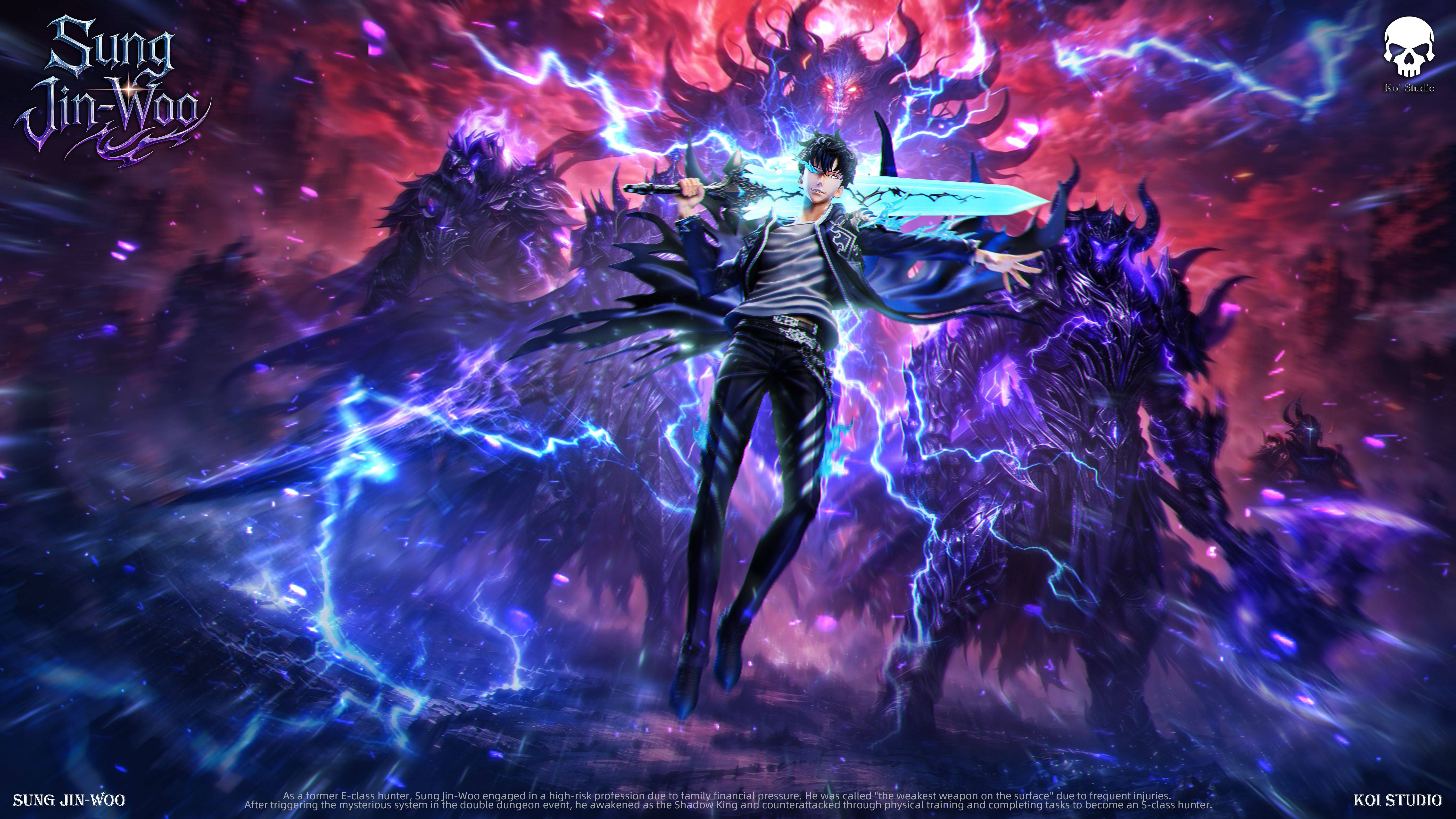 Sung Jin Woo Solo Leveling GK Statue KOI Studio | Pre-Order - Authentic Anime Resin Collectible