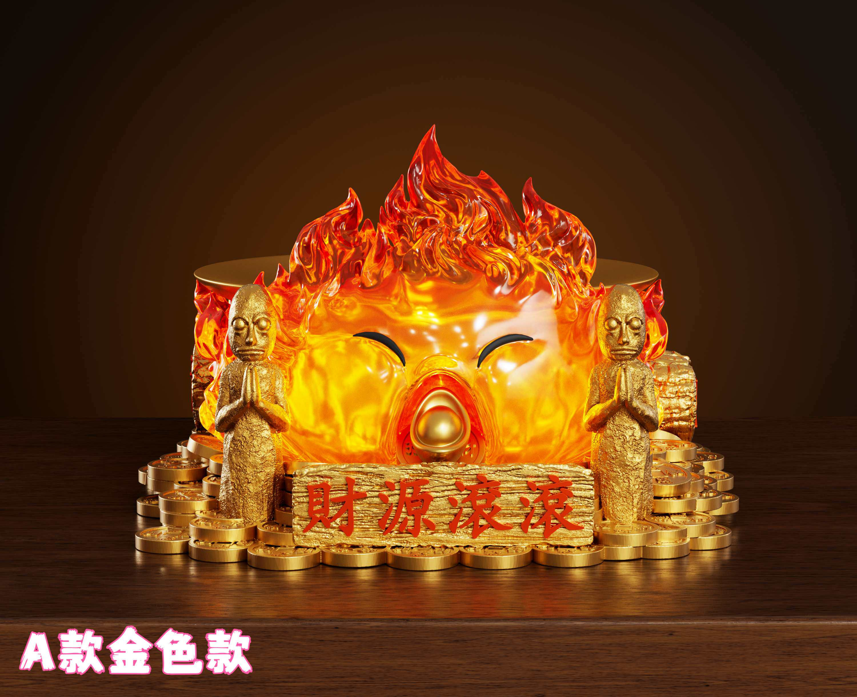 Fortune Calcifer Howl's Moving Castle GK Statue Wawa Studio | Pre-Order - Authentic Anime Resin Collectible