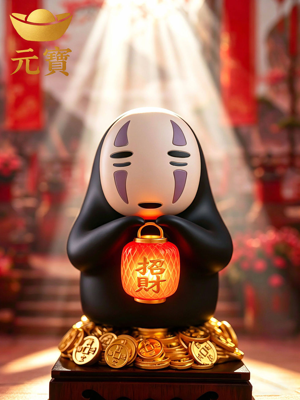 Kaonashi Spirited Away GK Statue Yuan Bao Studio | Pre-Order - Authentic Anime Resin Collectible
