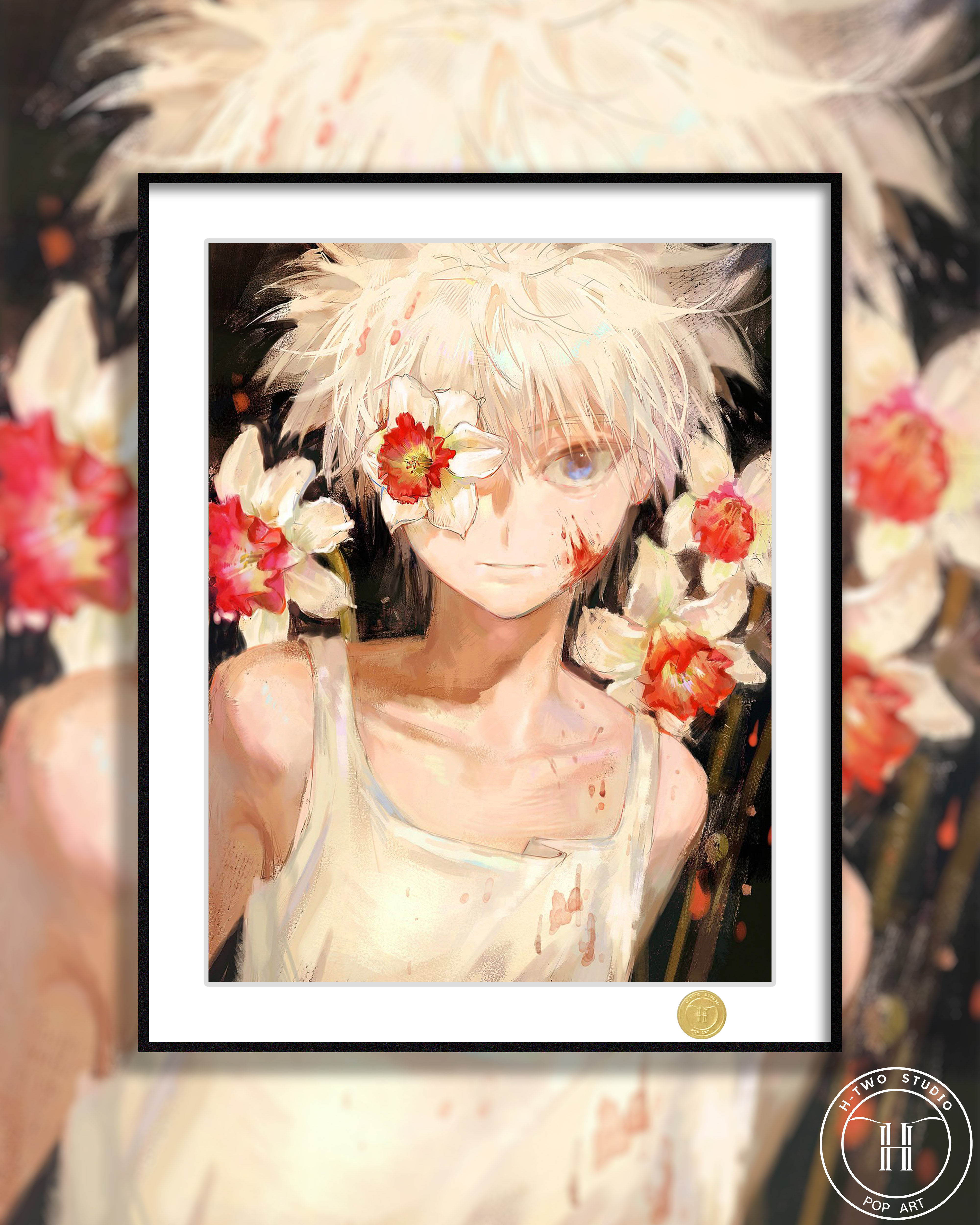 Killua Portrait Hunter X Hunter GK Statue H2 Studio | Ready Stock - Authentic Anime Resin Collectible