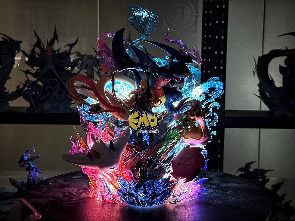 Cynthia Pokemon GK Statue Emo Studio | Pre-Order - Authentic Anime Resin Collectible