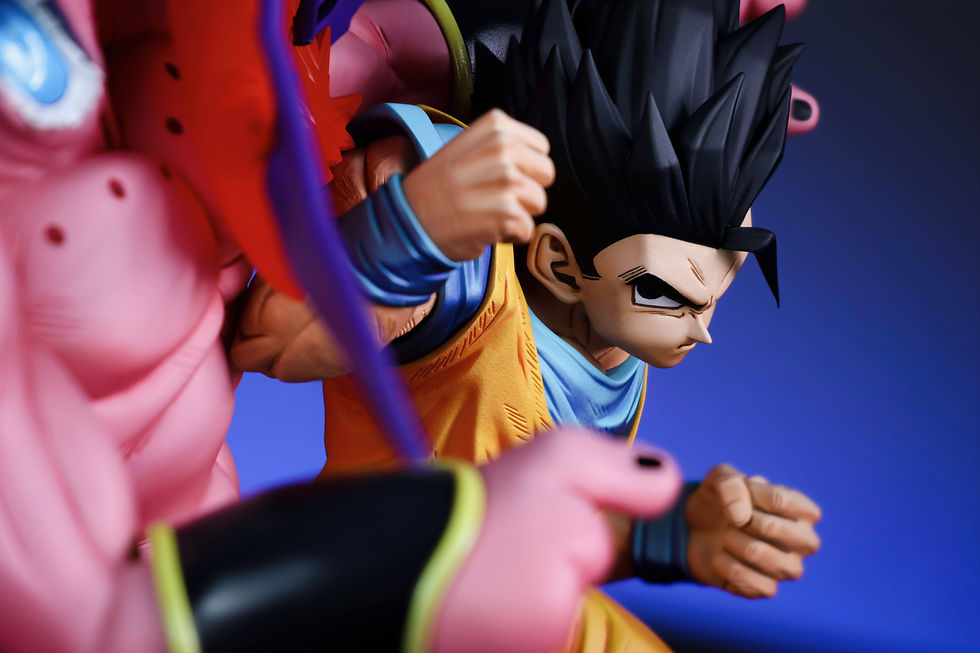 Thumbnail: Gohan X Majin Buu Dragon Ball GK Statue WarXjackie Studio | Pre-Order - Authentic Anime Resin Collectible
