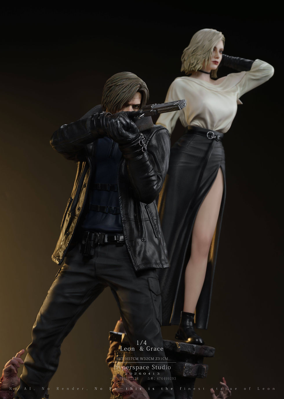 Thumbnail: Leon X Grace Resident Evil GK Statue Hyperspace Studio | Pre-Order - Authentic Anime Resin Collectible