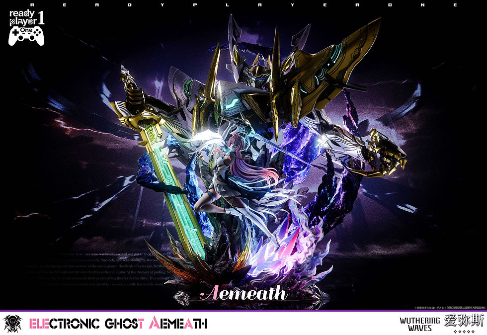 Aemeath Wuthering Waves GK Statue ReadyPlayer1XFifteen Studio | Pre-Order - Authentic Anime Resin Collectible