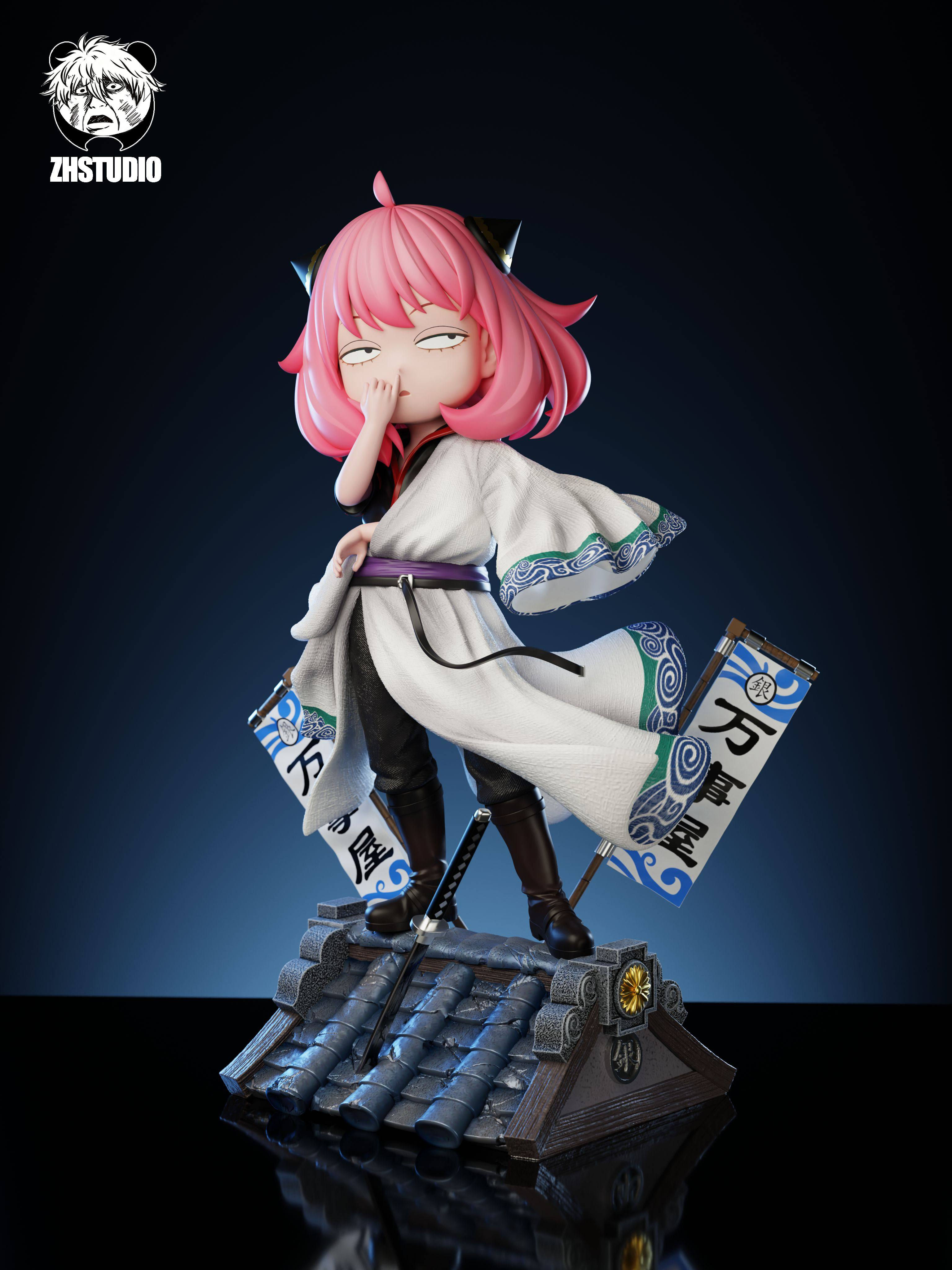 Anya Forger X Gintoki Spy X Family GK Statue ZH Studio | Pre-Order - Authentic Anime Resin Collectible