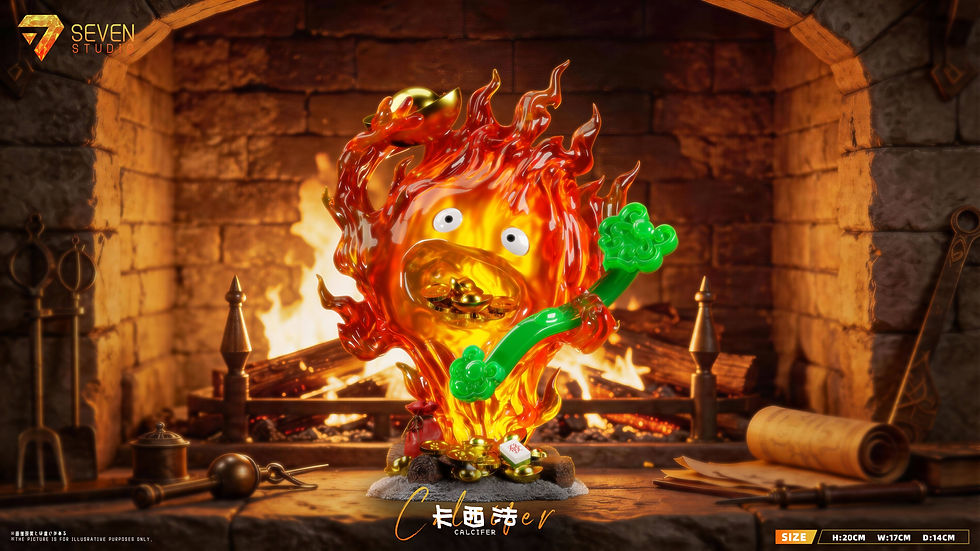 Calcifer Howl's Moving Castle GK Statue Seven Studio | Pre-Order - Authentic Anime Resin Collectible