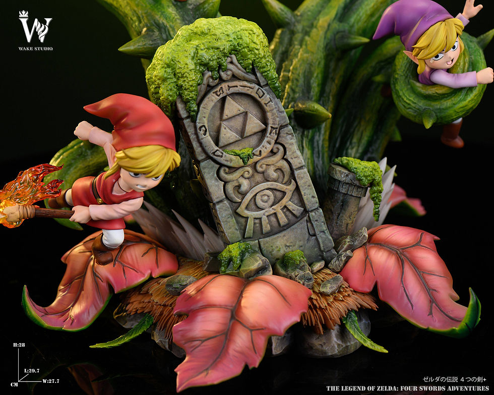 Thumbnail: Four Swords Adventures The Legend Of Zelda GK Statue Wake Studio | Pre-Order - Authentic Anime Resin Collectible