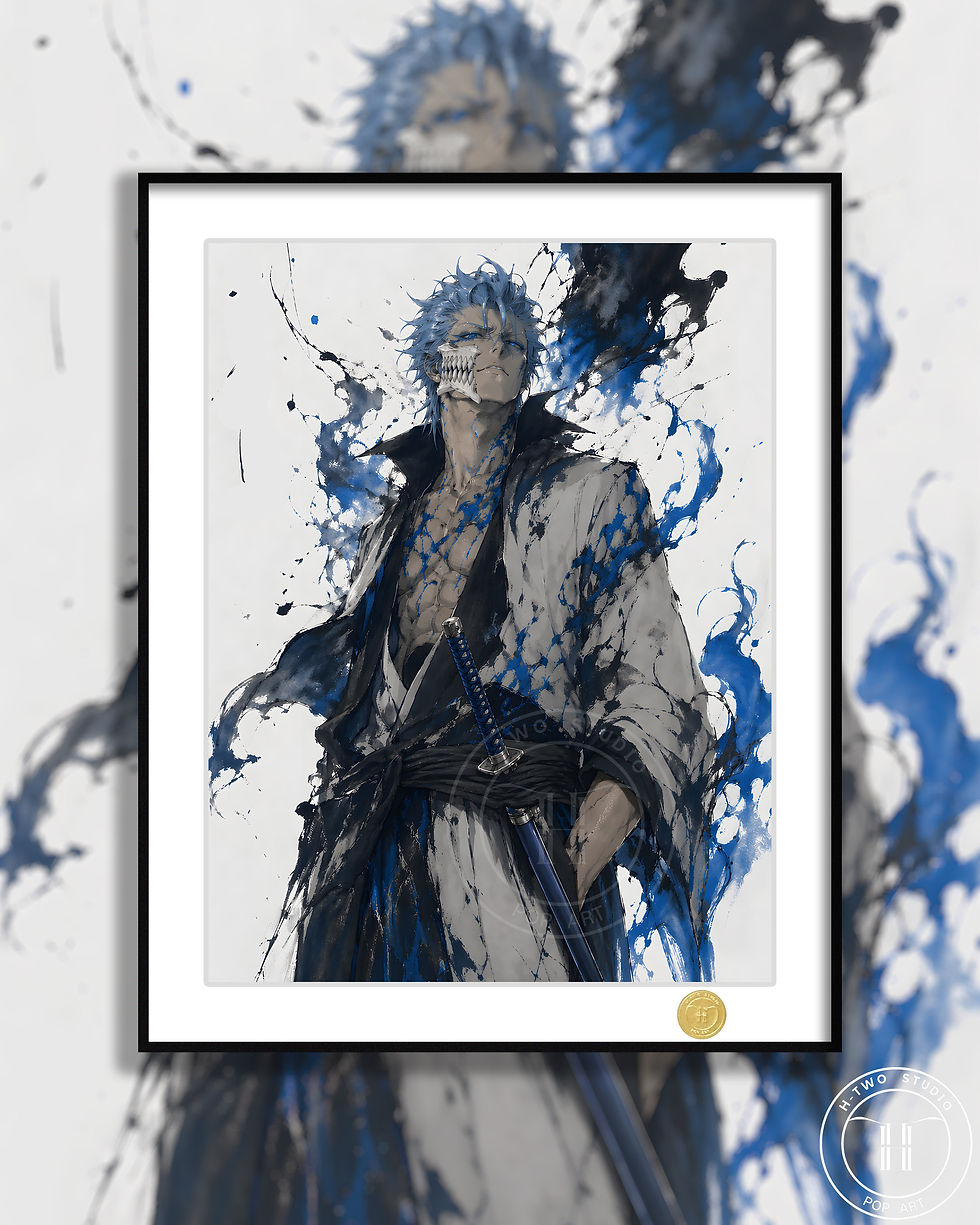 Grimmjow Portrait Bleach GK Statue H2 Studio | Ready Stock - Authentic Anime Resin Collectible