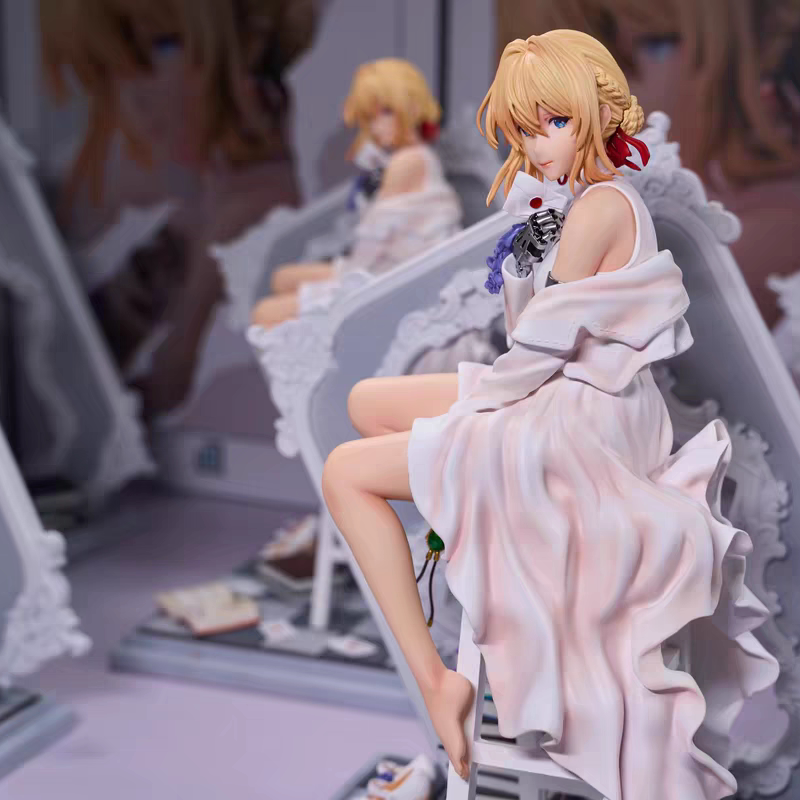 Thumbnail: Violet Evergarden Violet Evergarden GK Statue Hui Xiang Studio | Ready Stock - Authentic Anime Resin Collectible