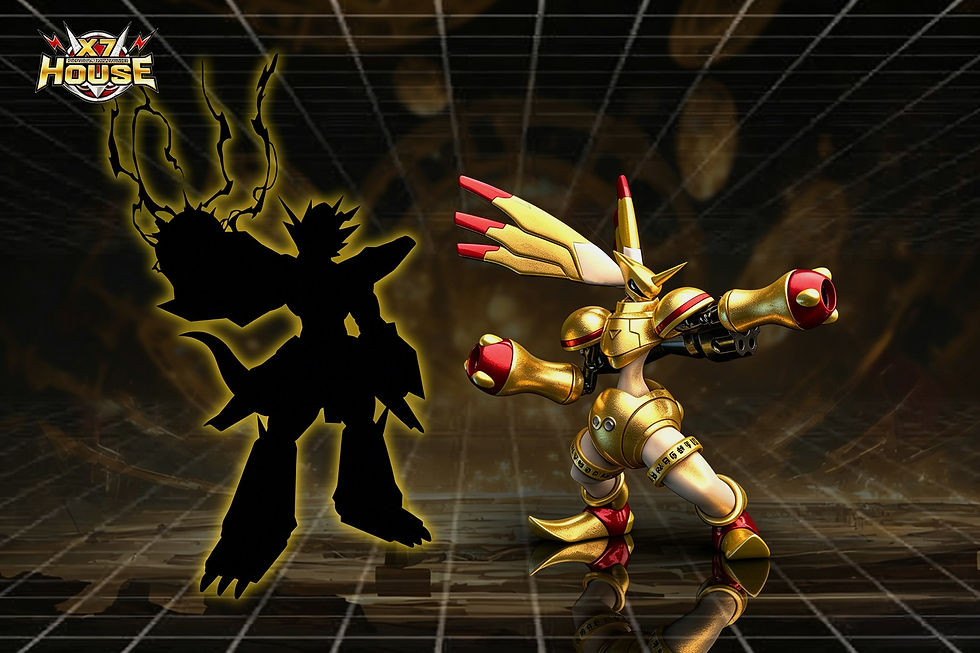 Thumbnail: Rapidmon Armor Digimon GK Statue X7 House Studio | Pre-Order - Authentic Anime Resin Collectible