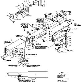 GE Healthcare 46-302155P1 Cable Bar Support Outer Arm compatible with AMX-4+