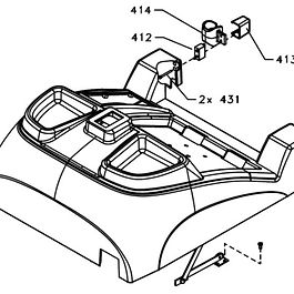 GE Healthcare 5170204 Antenna Cover compatible with Definium AMX 700
