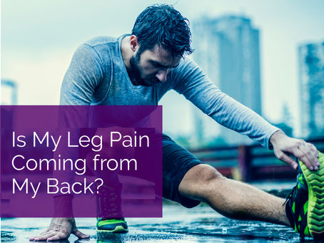 Is My Leg Pain Coming from My Back?