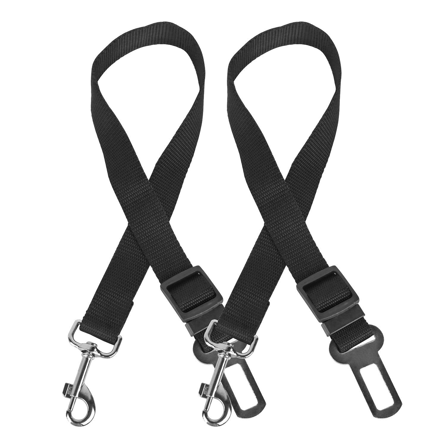 2Pcs Pet Dog Seat Belt Leash Adjustable Pet Dog Cat Safety Leads