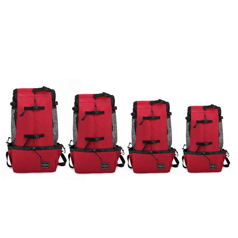 Thumbnail: Pet Dog Carrier Bag Carrier For Dogs Backpack Out Double Shoulder