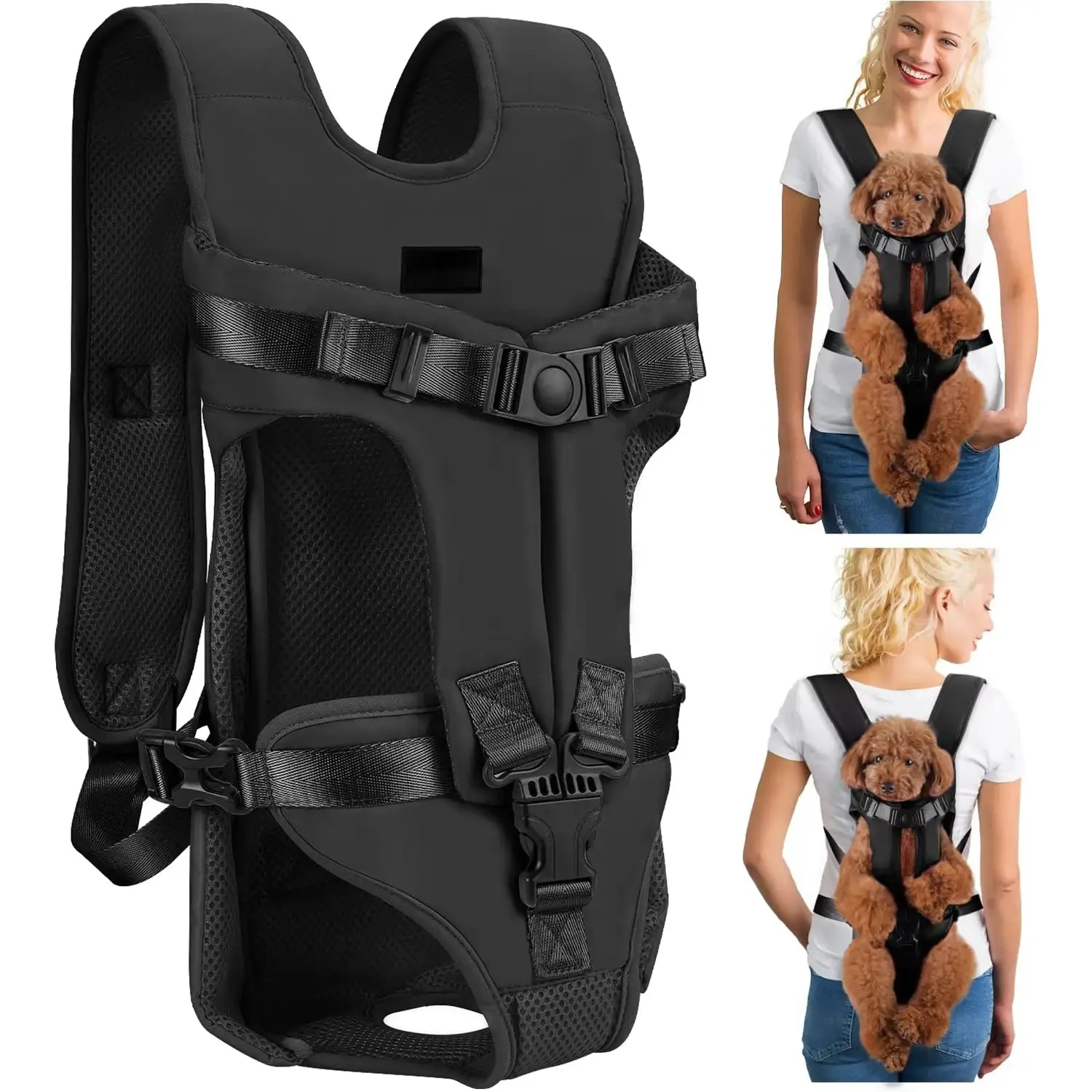 Dogs Carrier Backpack Thickened Sponge Pet Front Dog Carrier Backpacks