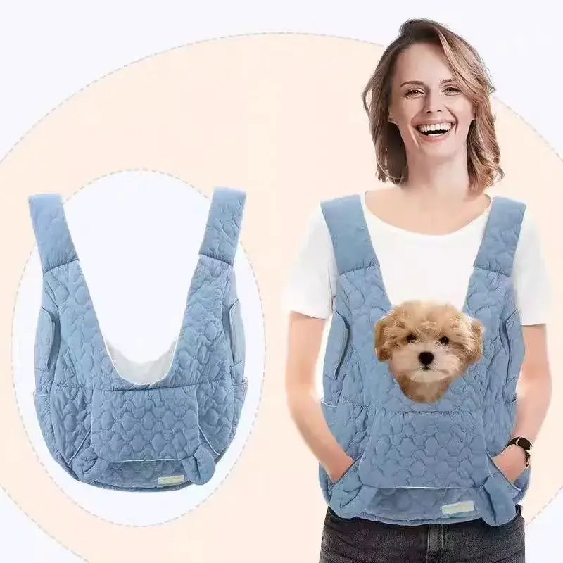 Thumbnail: Soft Dog Carrier Cat Backpack Extra Large Capacity Pet Chest Bag Dog