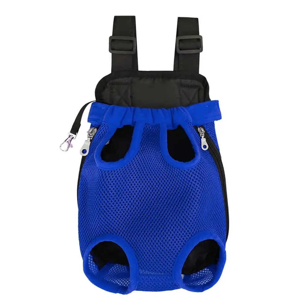 Thumbnail: Adjustable Cat Carrier Bag Pet Double Shoulder Backpack Breathable Bag