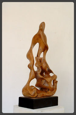 Fiore di legno forze ascendenti (Rad