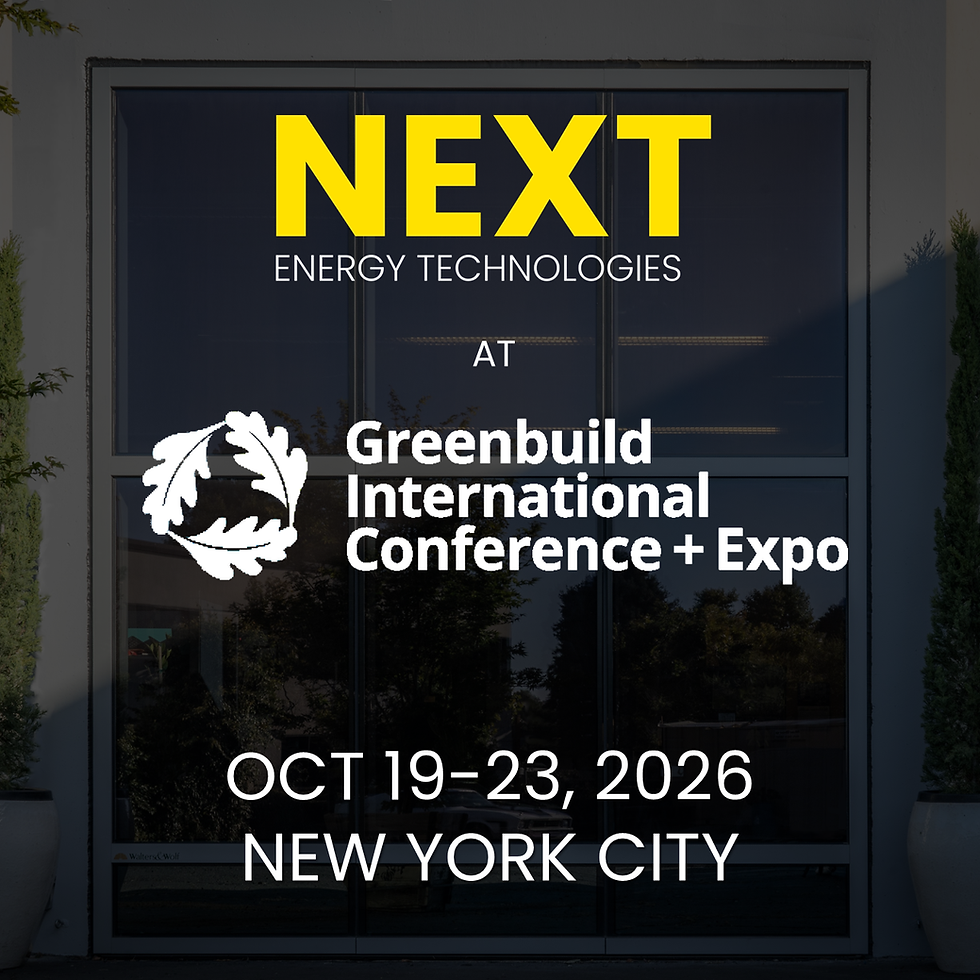 NEXT at Greenbuild in NYC