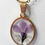 Thumbnail: Violet Remembranceglass Oval Necklace