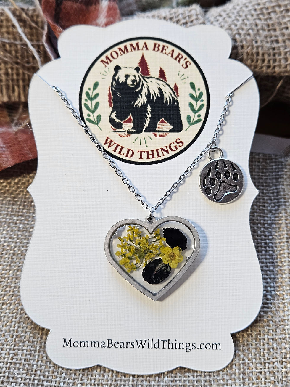 Thumbnail: Trailkeeper Marigold Heart Pendant