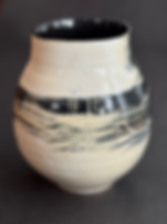 Sumi-e bowl vase