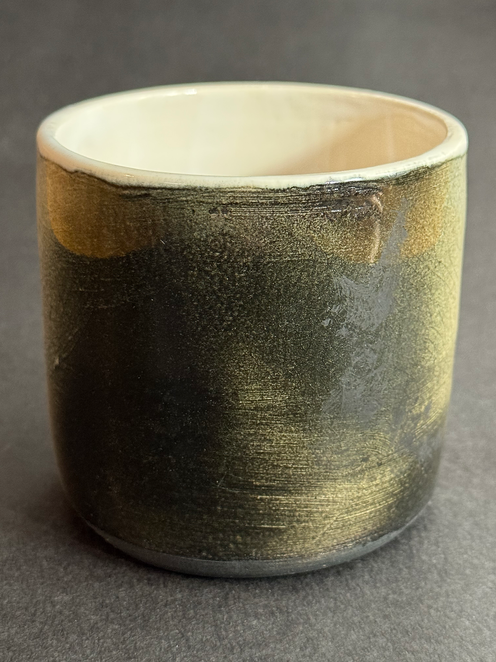 Thumbnail: Black crackle tumbler