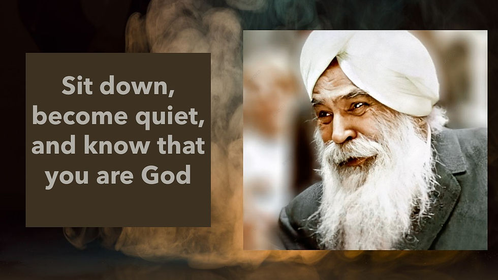 Sant Kirpal Singh smiling lovingly