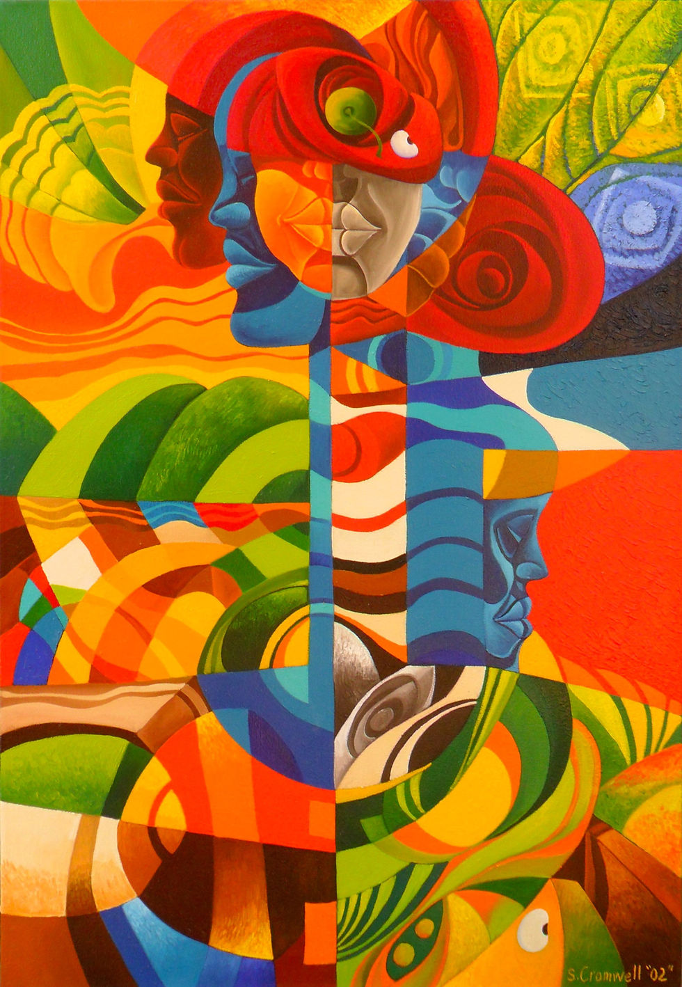 Title - Vendors At Sunset