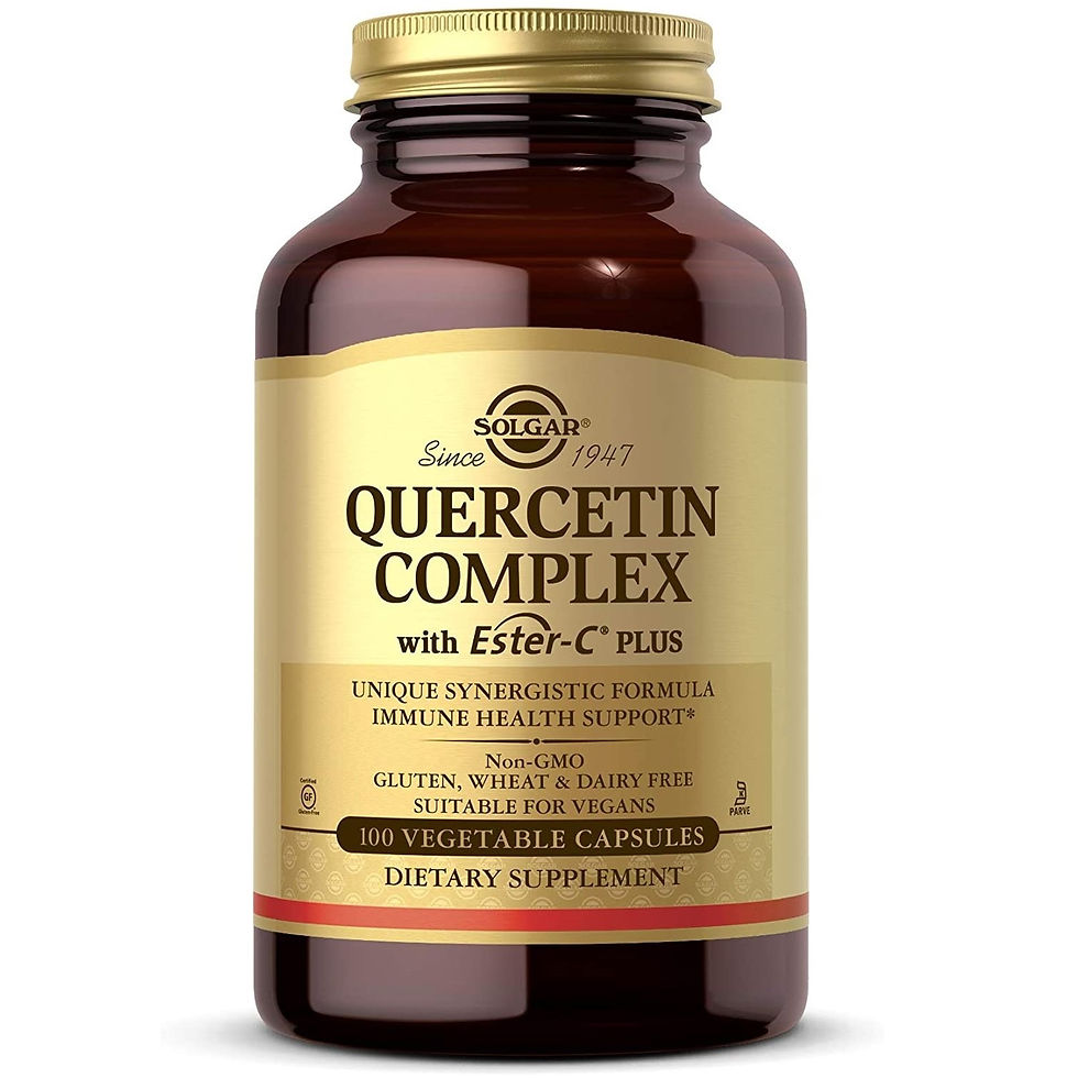 Quercetin Complex Solgar Quercitina 100 Capsulas tabla nutricional